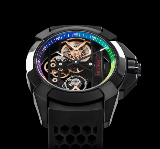 Fake Jacob & Co epic x producer michael BLACK STEEL EX120.11.AA.AA.B watch